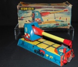 Tin Atom-Gun In Original Box.