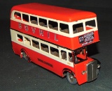 Tin Litho Clockwork Tri-Ang Minic Double Decker