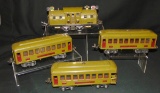 Clean 4pc Lionel 254 Passenger Set