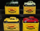 4 Boxed Matchbox Vehicles