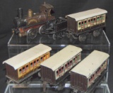 6 Piece English Outline Train Set