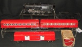 6pc American Flyer 3/16 Train Set