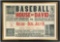 1930's House of David Baseball Broadside