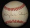 Hillary Clinton Single Signed Baseball