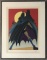 Bob Kane, Batman. Signed Lithograph.