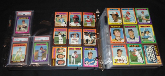 1975 Topps Baseball Card Set.