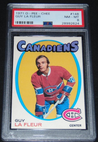 Guy La Fleur Rookie Card Graded.