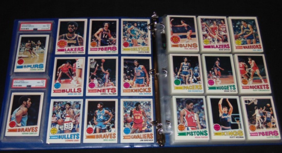 1977 Topps Basketball Set Complete