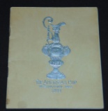 1899 America's Cup Booklet.