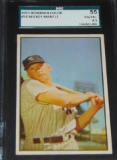 1953 Bowman Color Mickey Mantle.