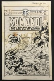 Joe Kubert. Kamandi #36 Original Cover Art.