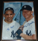 Mantle and Berra Photo Signed.