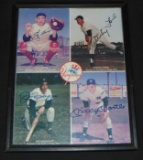 Yankees Hall of Famers Signed Photo.