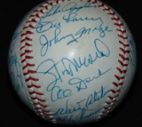 Old Timers Reunion Signed Baseball.