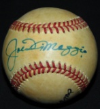 DiMaggio and Williams Signed Baseball.