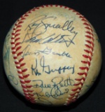 1981 Yankees Championship Signed Baseball.