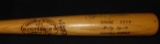 Mickey Mantle Bat Signed.