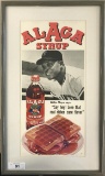 Willie Mays Alaga Syrup Advertisement Poster
