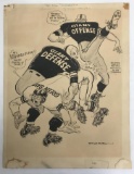 Willard Mullin Original Sports Cartoon Artwork