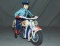 Battery Operated Police Motorcycle Toy, Japan