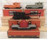 4 Clean Boxed Lionel Freight Cars