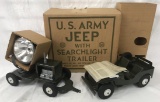 Mint Boxed Marx Army Jeep & Searchlight