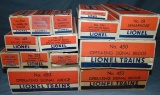 13Pc Boxed Lionel Accessories