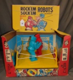 Boxed Marx Rockem Sockem Robots