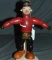 Unique Folk Art Style Wood Jointed Wimpy Doll