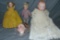 Bisque Head Doll Lot.