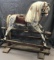 Vintage Wooden Horse Glider.