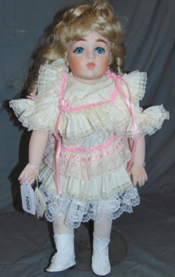 Reproduction Bru Porcelain Doll