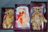 (3) Ltd Ed Steiff Bears, Hamleys Exclusives