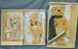 (3) Boxed Limited Edition Steiffs Bears