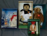 (4) Boxed Steiff Limited Edition Bears