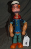 1935 Ideal Wood Jointed Popeye Doll, 12
