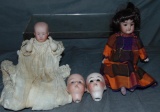 Bisque Doll Lot.