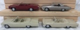Lot of Four Promo Model Cars.
