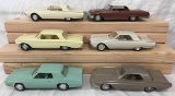 Lot of Six Promo Model Cars.