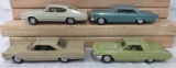 Lot of Four Promo Model Cars.
