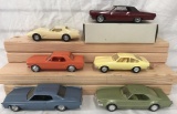 Lot of Six Promo Model Cars.