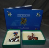 Knights. Lot of Two Boxed and Book.