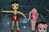 1930's Wood Jointed Betty Boop & Celluloid Doll
