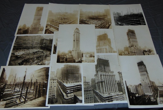 Rare. Empire State Building Photo Lot