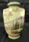 Nippon Moriage White Woodland Vase.