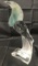 Daum Art Glass Egret Bird