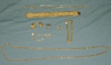 Gold Jewelry Lot.