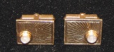 14 kt Yellow Gold Cuff Links.