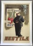 c.1960's Czech Cigarette Advertising Poster