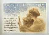 Popular Society of Fine Arts French Poster